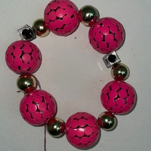 Pink & Gold Bracelet